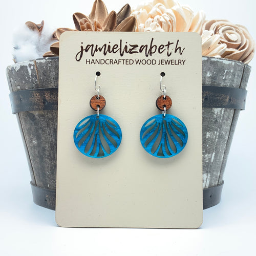Blue Lagoon Shell Drop - Earrings (Vault)