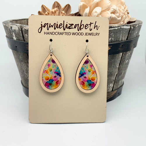 Dreamy Garden Floral Teardrops (Vault)