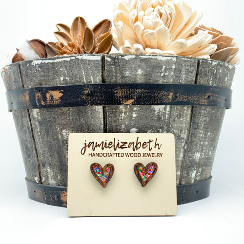 Color Bloom Mended Heart - Earrings *GCCAC Fundraiser Set