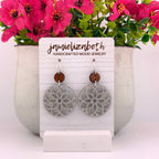 Silver Glitter Mandala