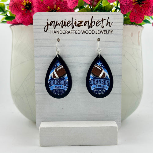 Johnson Jaguars Football Spirit Earrings