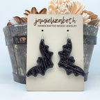 Black & Silver Streaked Bats