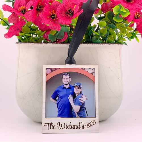 Personalized Photo Frame - Jamielizabeth Christmas Ornament (See directions)