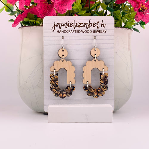 Tan Tooled Boho Bubbles