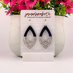 Silver Delight Dipped Arch (Black Wood)