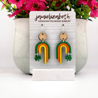 Saint Patrick's Day Lucky Hand-Painted Rainbows