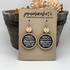 Chalkboard ABC’s - Earrings (Vault)