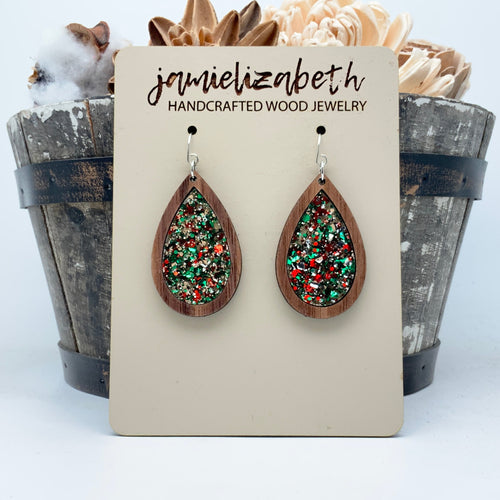 Holly Jolly Acrylic Earrings