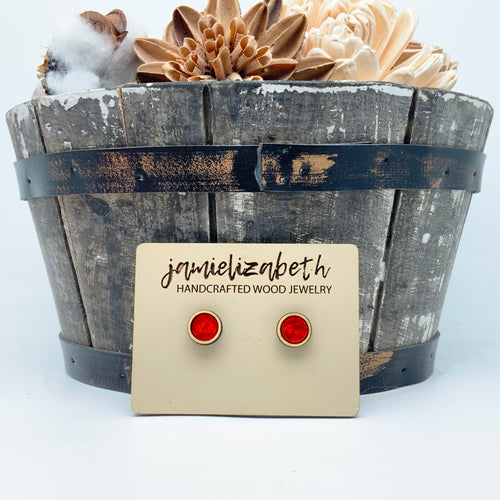 Red, Green and Blue Acrylic Studs - (Single or Trio Pack Available) (Vault)