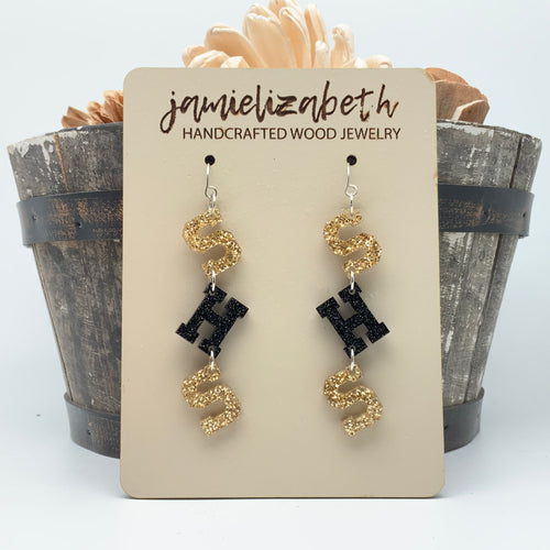 S *H *S - Earrings or Necklace