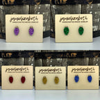 Glittery Christmas Light Studs (Singles or 5 pack) (Vault)