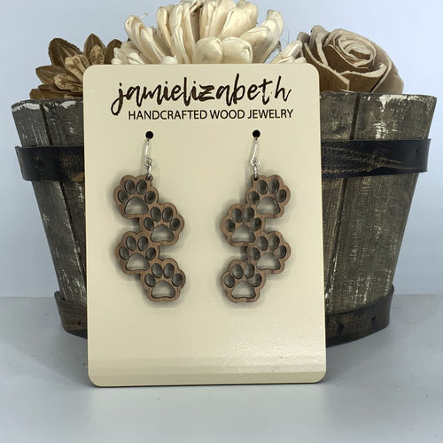 Pawprint Dangles & Studs