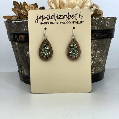 Olive Green Glitter  (Vault)