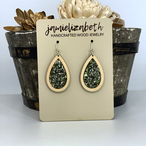 Olive Green Glitter  (Vault)
