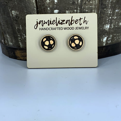 Soccer Earrings