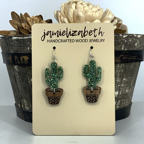 Saguaro Cactus Earrings *Vault