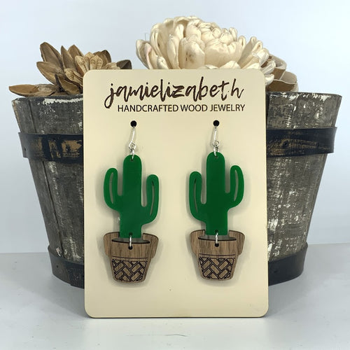 Saguaro Cactus Earrings *Vault