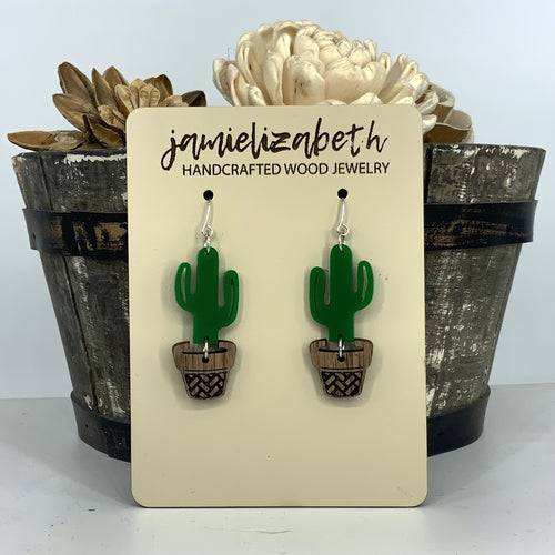 Saguaro Cactus Earrings *Vault