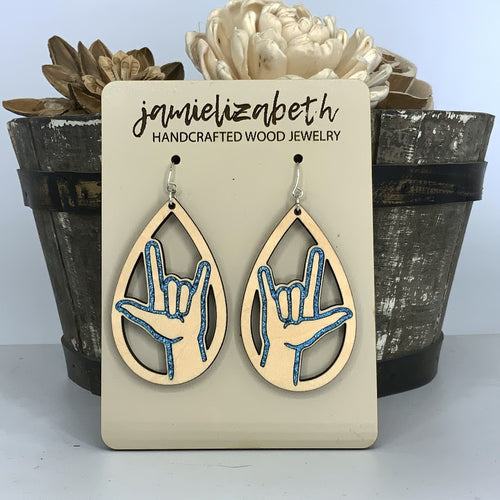 I Love You Sign Collection - Hand Cut Out