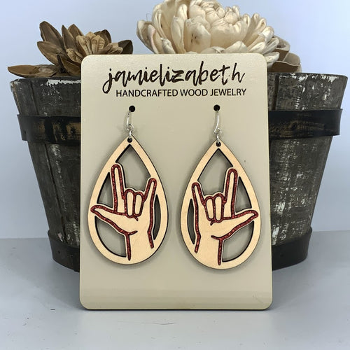 I Love You Sign Collection - Hand Cut Out