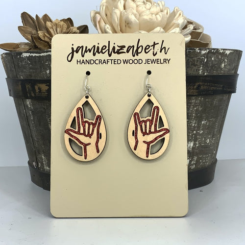 I Love You Sign Collection - Hand Cut Out