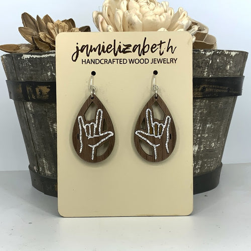 I Love You Sign Collection - Hand Cut Out