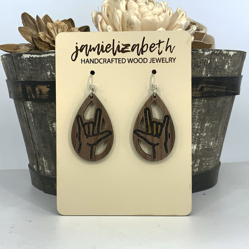 I Love You Sign Collection - Hand Cut Out