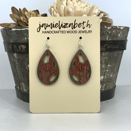 I Love You Sign Collection - Hand Cut Out