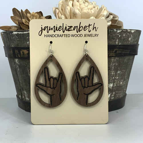 I Love You Sign Collection - Hand Cut Out