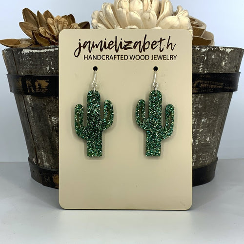 Saguaro Cactus Earrings *Vault