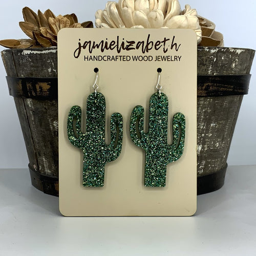 Saguaro Cactus Earrings *Vault