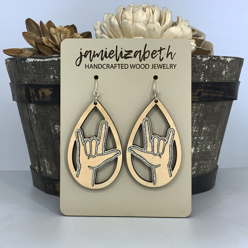 I Love You Sign Collection - Hand Cut Out