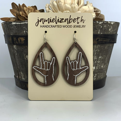 I Love You Sign Collection - Hand Cut Out