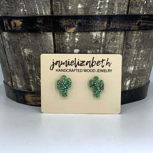 Saguaro Cactus Earrings *Vault