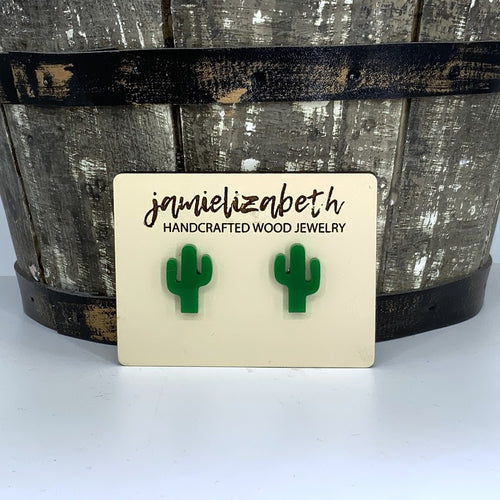 Saguaro Cactus Earrings *Vault