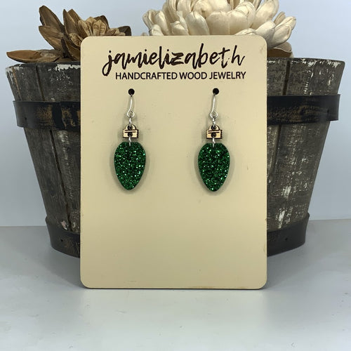 Glittery Christmas Light Dangles (Singles or 5-Pack Discount!) (Vault)