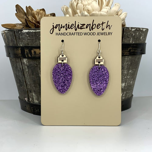 Glittery Christmas Light Dangles (Singles or 5-Pack Discount!) (Vault)