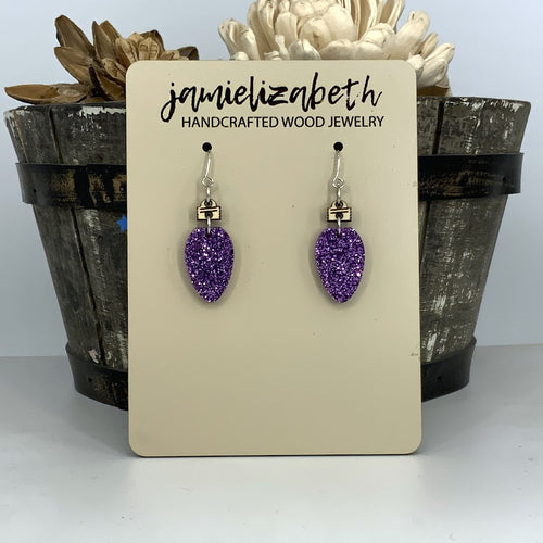 Glittery Christmas Light Dangles (Singles or 5-Pack Discount!) (Vault)