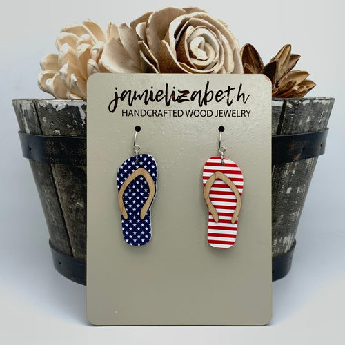 Flag Flip Flop Earrings (Vault)
