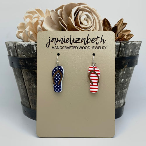 Flag Flip Flop Earrings (Vault)