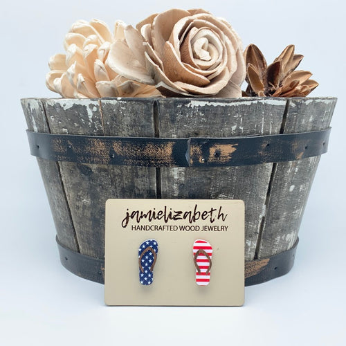 Flag Flip Flop Earrings (Vault)