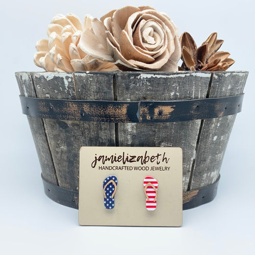 Flag Flip Flop Earrings (Vault)