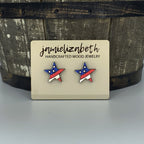 Handpainted Star-Shaped Studs (Large & Small)  (Vault)