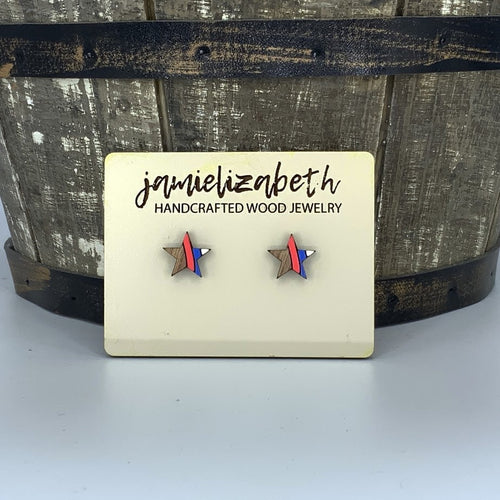 Handpainted Star-Shaped Studs (Large & Small)  (Vault)