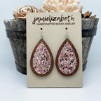 Flamingo Glitter Earrings or Necklace (Vault)
