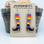 Witchy Woman Wood Earrings
