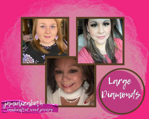 Flamingo Glitter Earrings or Necklace (Vault)