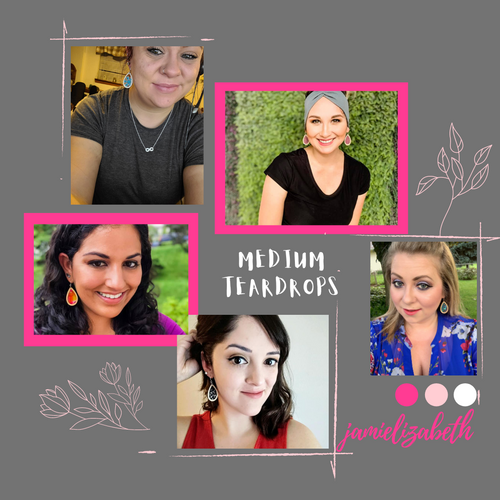 Black Glitter Pawprint Earrings