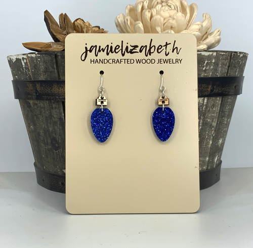 Glittery Christmas Light Dangles (Singles or 5-Pack Discount!) (Vault)