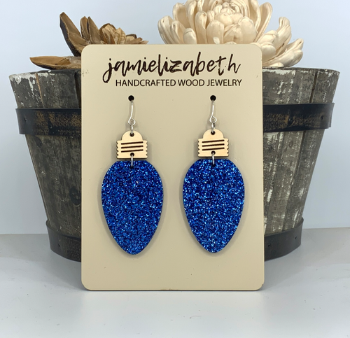 Glittery Christmas Light Dangles (Singles or 5-Pack Discount!) (Vault)